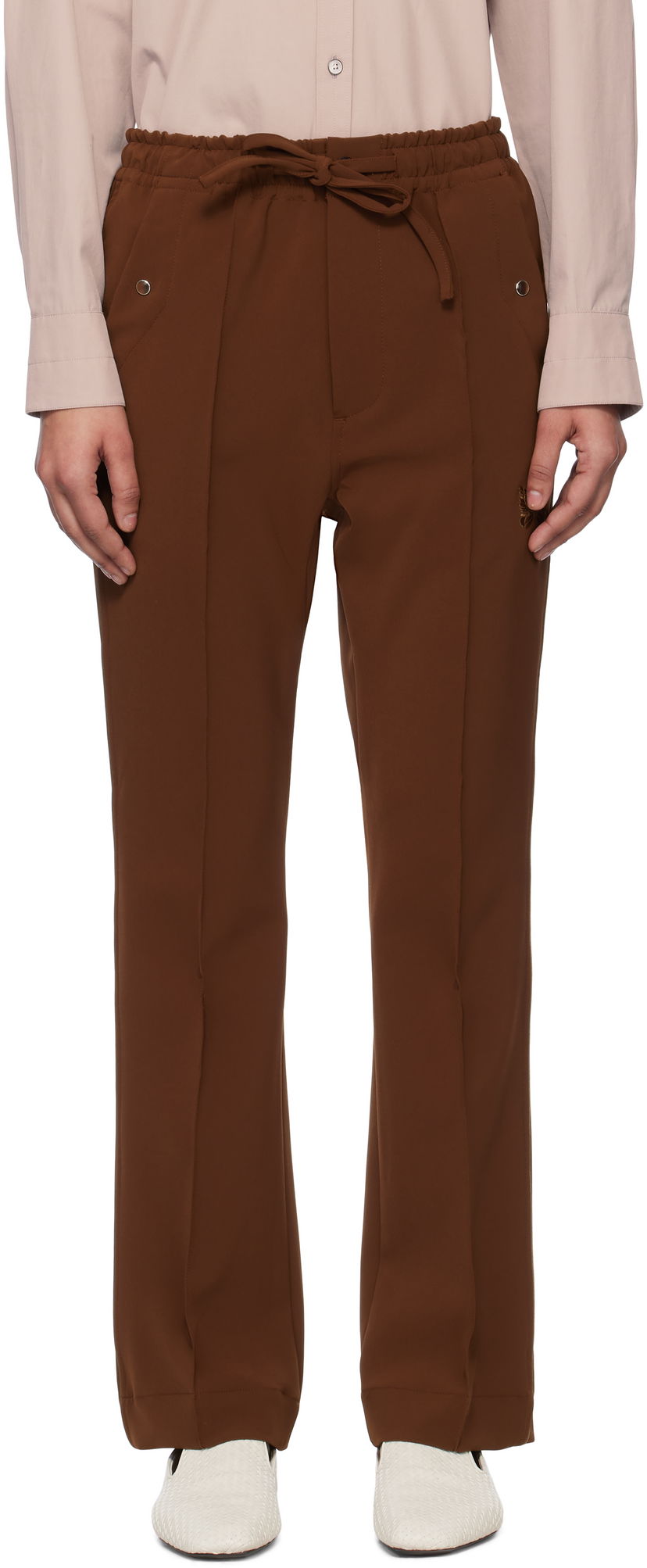 Hlače Needles Needles Piping Cowboy Trousers Rjava | QV218