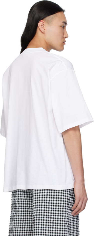 Majica Marni Marni Pop Fields Logo T-Shirt Bela | HUMU0223IP USCX50, 2