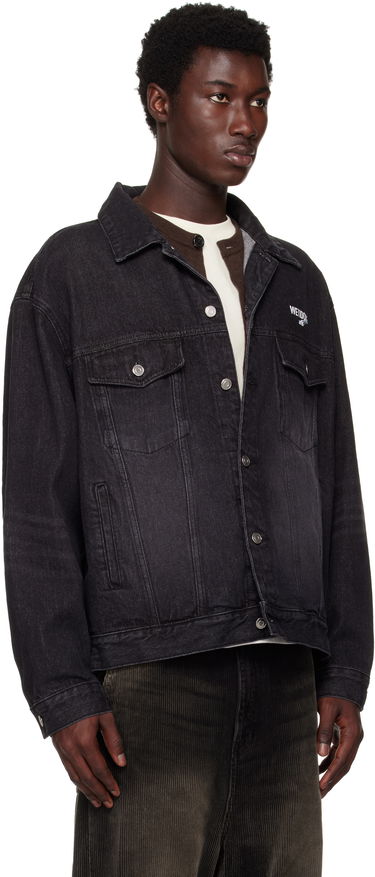 Jakna We11done We11done 1506 Trucker Denim Jacket Črna | WD-DJ1-23-913-U-BK, 4