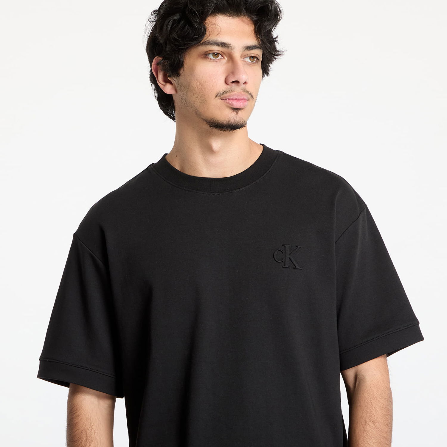 Majica CALVIN KLEIN Calvin Klein Jeans Interlock T-Shirt Črna | J30J326757 BEH, 1