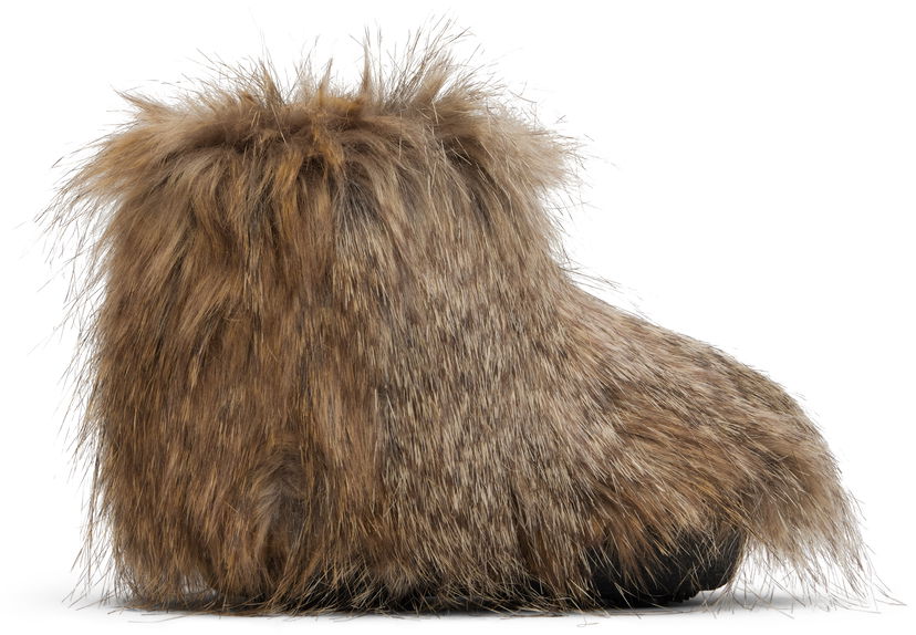 Superge in čevlji Marni Marni Faux-Fur Boots Rjava | 75370
