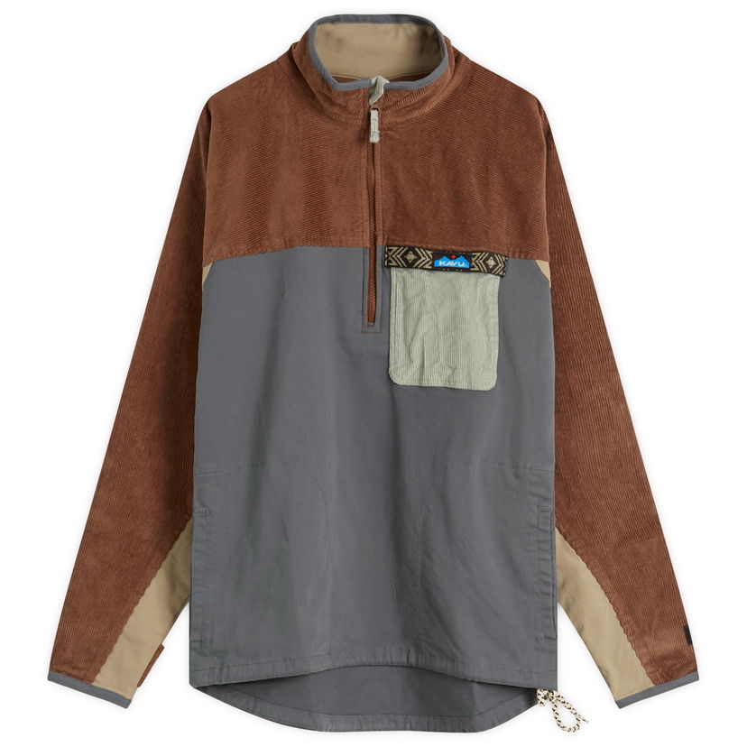 Pulover KAVU Throwshirt Flex Pullover Rjava | 5248-2579