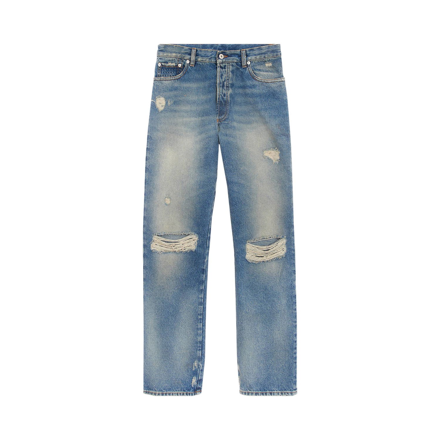Kavbojke HERON PRESTON Distressed Regular Jeans Modra | HMYA011F22DEN0034000, 1