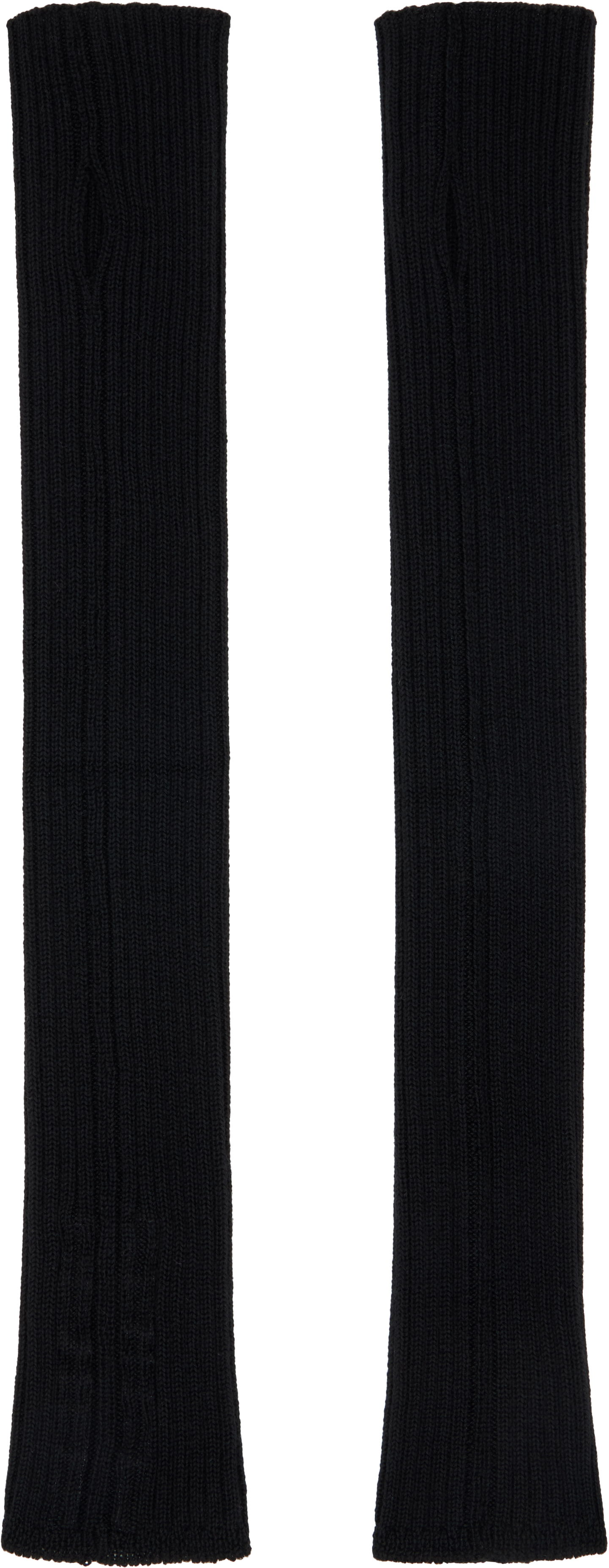 Rokavice Rick Owens Rick Owens Concordians Rasato Knit Arm Warmers Črna | RU02E1488 WS, 1
