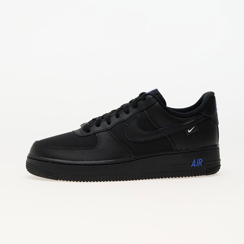 Superge in čevlji Nike Air Force 1 '07 Black/ Black-Astronomy Blue-White Črna | HM9605-001