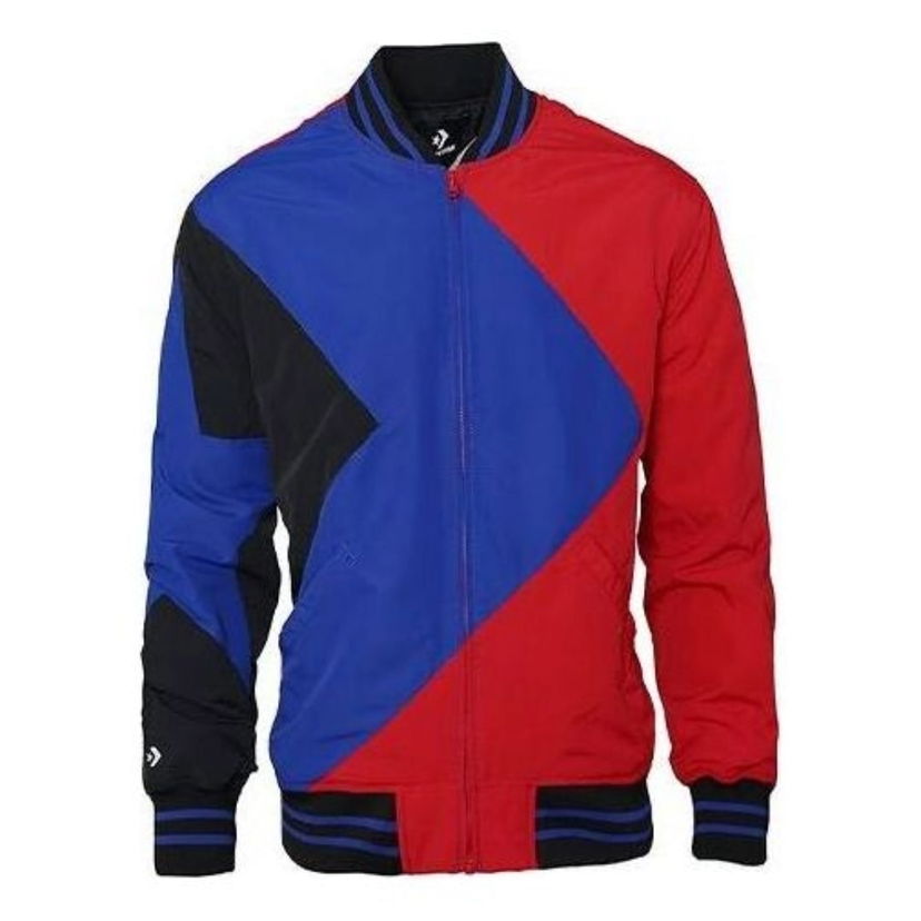 Bomber jakna Converse Colorblock Baseball Jacket Rdeča | 10008249-A02