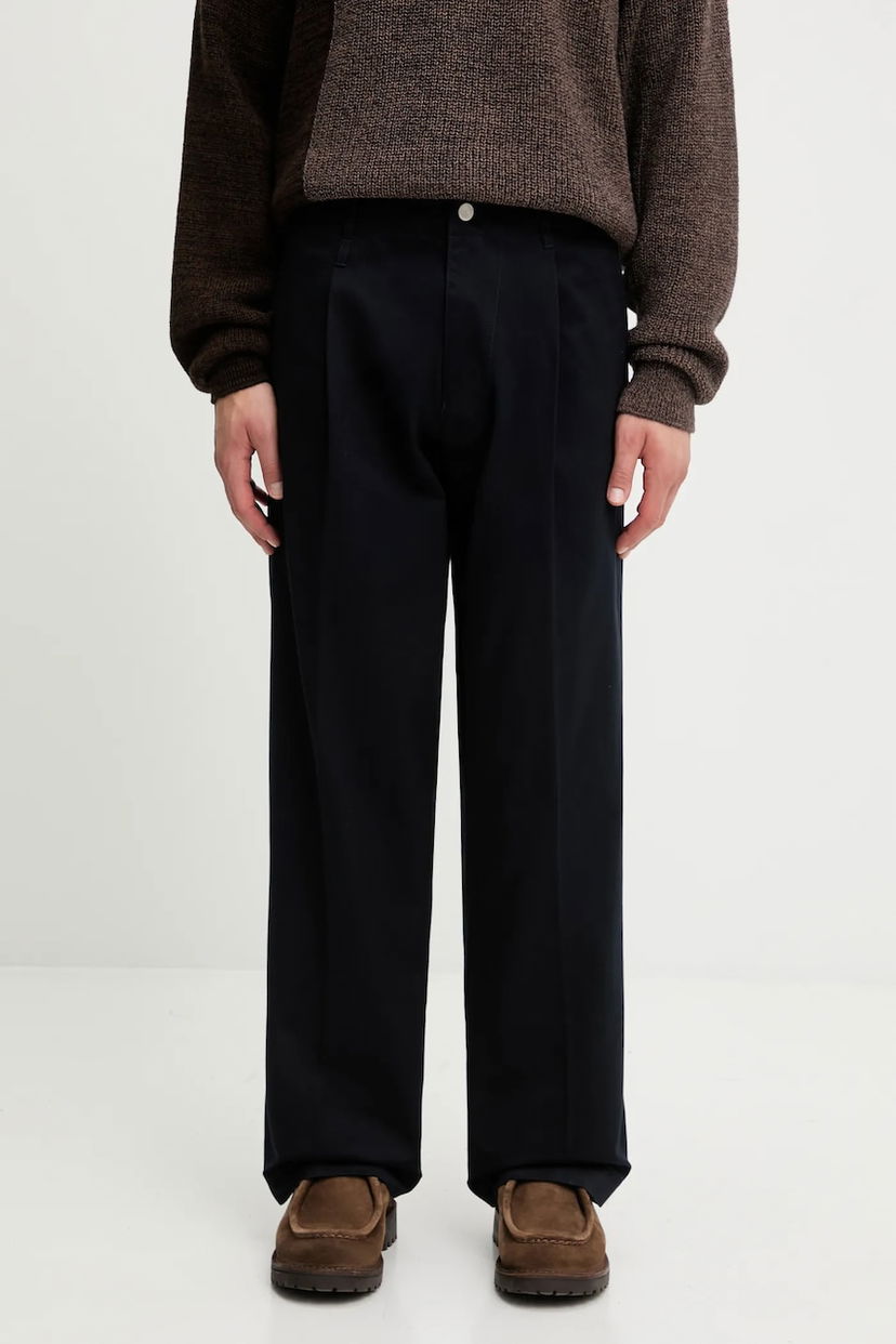 Hlače Human Made Human Made SKATER Pleated Trousers Črna | HM30PT013