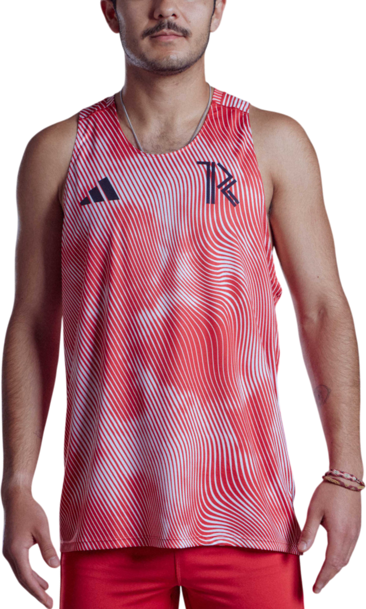 Majica brez rokavov adidas Originals Adizero TRC x Top4Running Singlet Rdeča | iy7861-trc