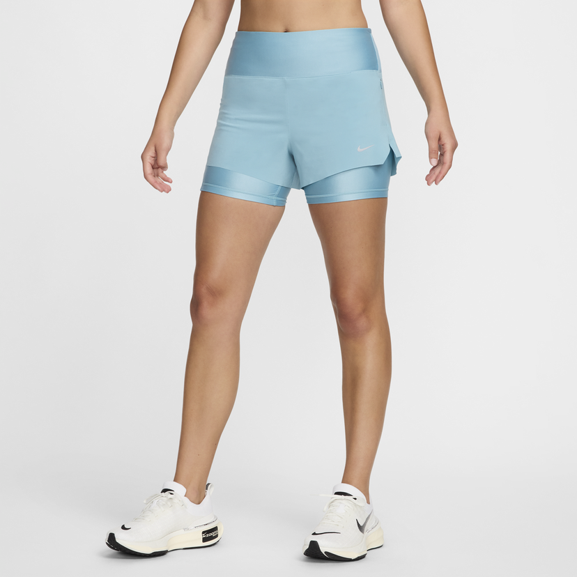Kratke hlače Nike 8cm Dri-FIT Swift 2 v 1 Modra | DX1029-464