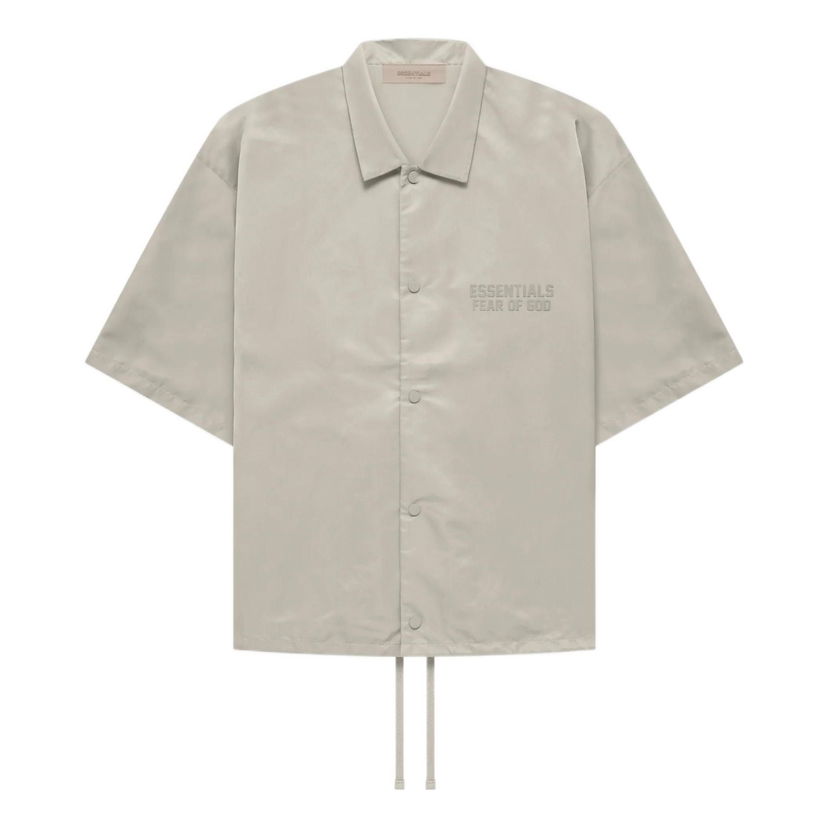 Srajce Fear of God Essentials Nylon Coach Shirt Bež | FOG-FW22-741