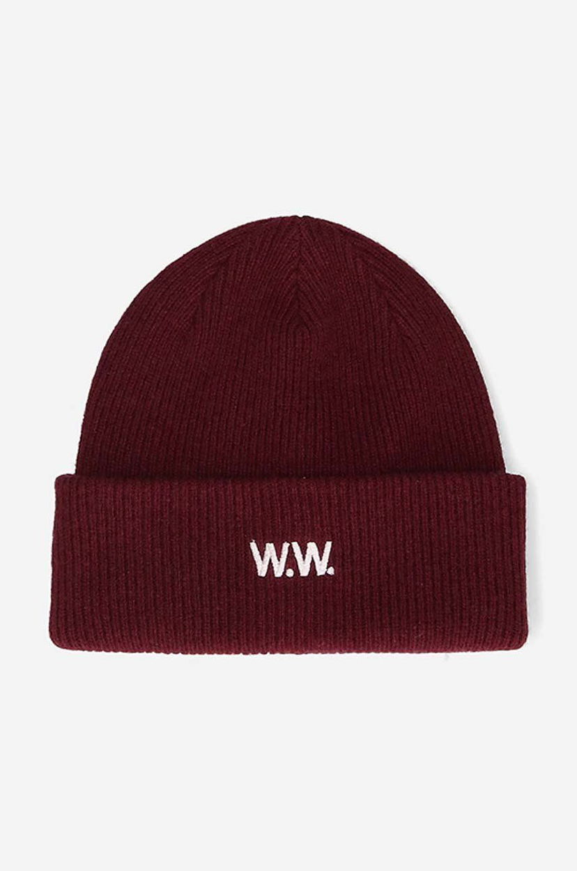 Beanie WOOD WOOD Beanie Rdeča | 12230811.9969