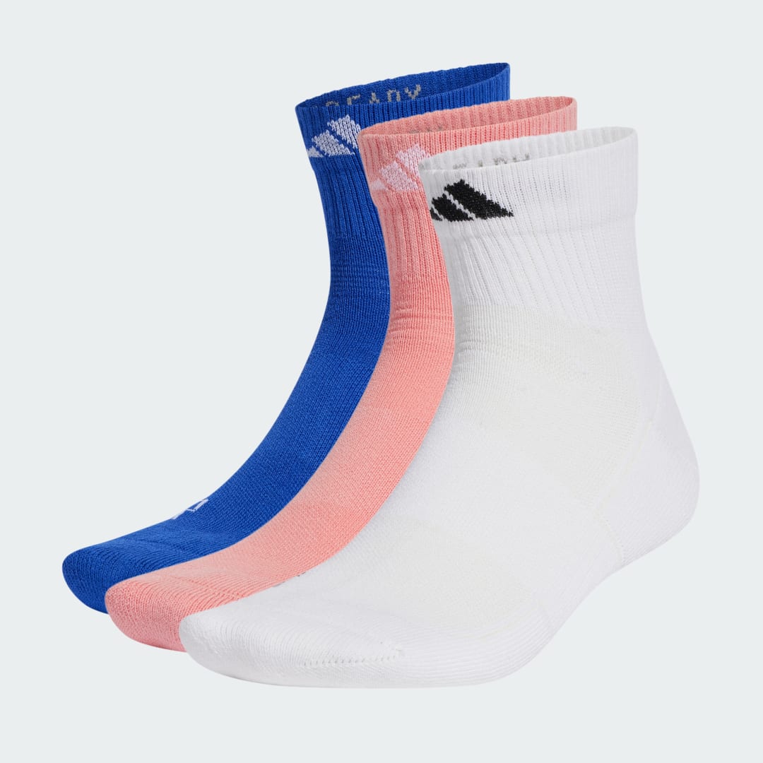 Nogavice adidas Performance Performance Cushioned Mid-Cut Socks - 3 Pairs Večbarvna | IS7589, 0