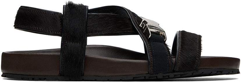 Nega čevljev Wales Bonner Wales Bonner Promise Sandals Črna | WBW42020C