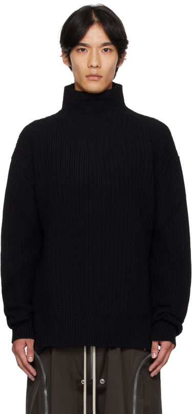 Pleteni pulover Rick Owens Rick Owens Concordians Turtleneck Sweater Črna | RU02E1645 KWV, 0