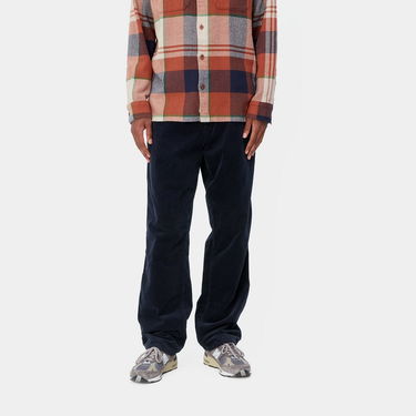 Hlače Carhartt WIP Simple Pant "Dark Navy rinsed" Mornarica | I027217_1C_02, 0