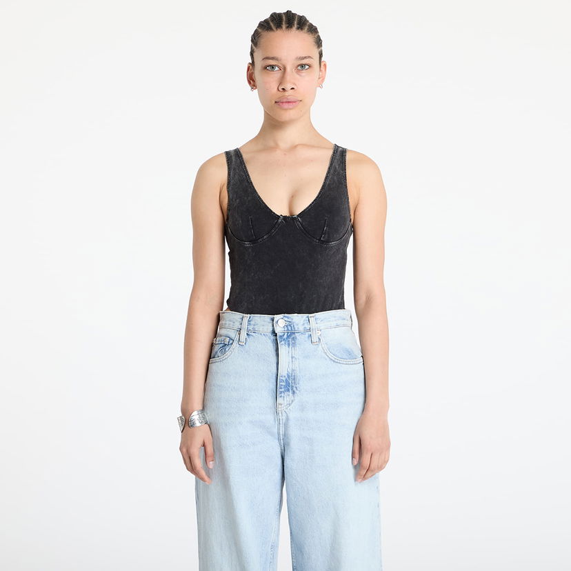 Bodi Patta Patta Acid Wash Bodysuit Črna | POC-FS25-1090-883-0002-001
