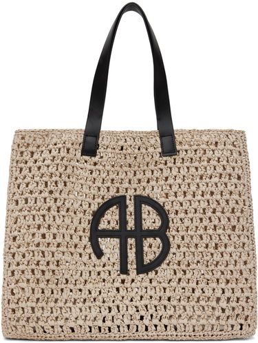 Tote bag Anine Bing Large Crochet Tote Bag Bež | A-13-2158-022, 0