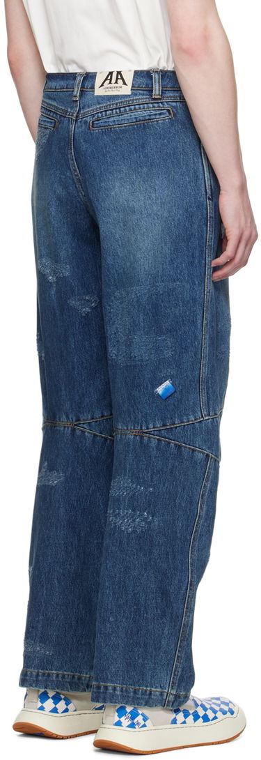 Kavbojke ADER ERROR Wide-Leg Jeans Modra | BN01SSJE0107BL, 2