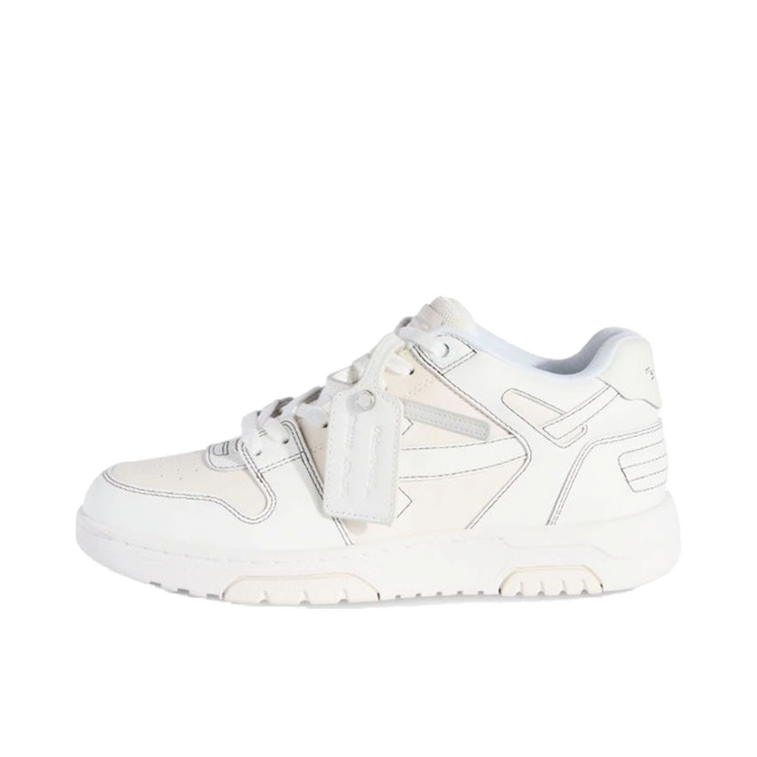 Superge in čevlji Off-White Out Of Office OOO Low Tops Cream White Bela | OMIA189S24LEA004-0201