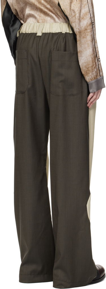 Hlače Serapis Serapis Wool Split Trousers Bež | SS25_SP_1, 2