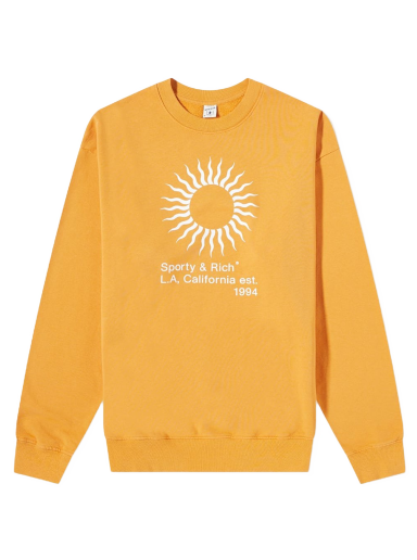 Pleteni pulover Sporty & Rich Sunny Crewneck Oranžna | CR482GO