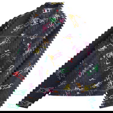 Jakna BBC IceCream ICECREAM A/O Running Dog Denim Trucker Jacket Modra | IC24245-MU, 1