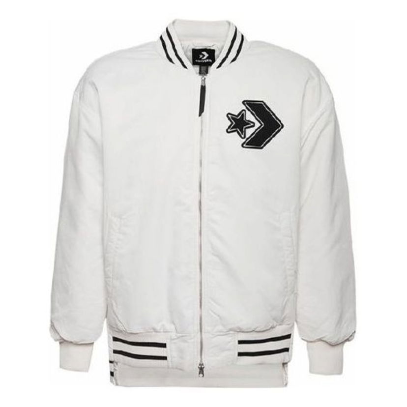 Bomber jakna Converse Padded Bomber Jacket Bela | 10019324-A01