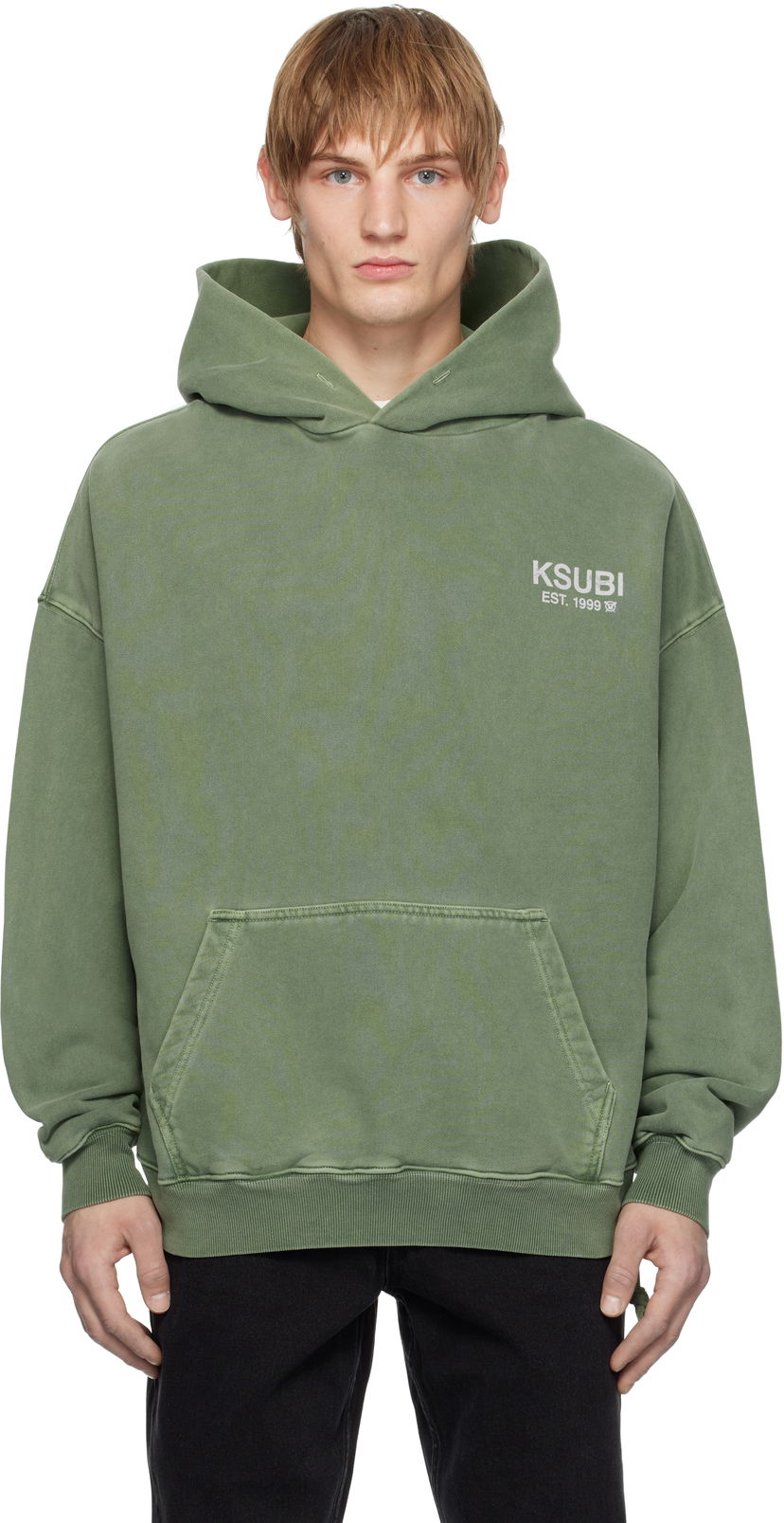 Pulover Ksubi State Ekcess Hoodie Zelena | MPS25FL001