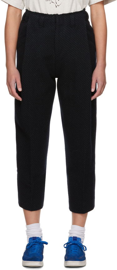 Hlače ADER ERROR Raw Edge Cropped Trousers Črna | BMADFWSA0201BK, 0
