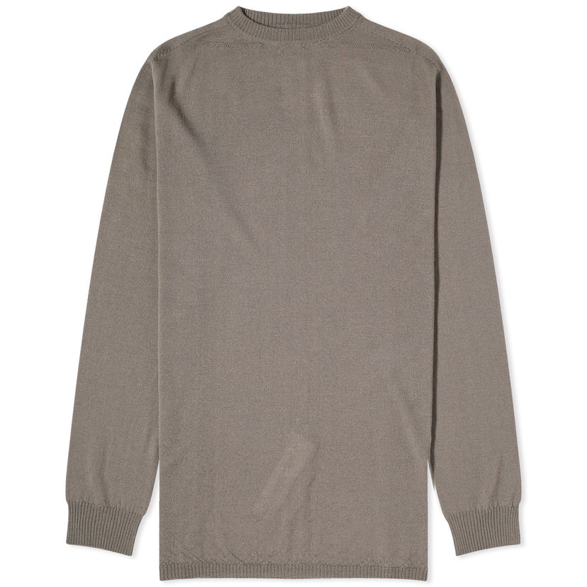 Pleteni pulover Rick Owens Oversized Round Knit Siva | RU01D3627-M-34
