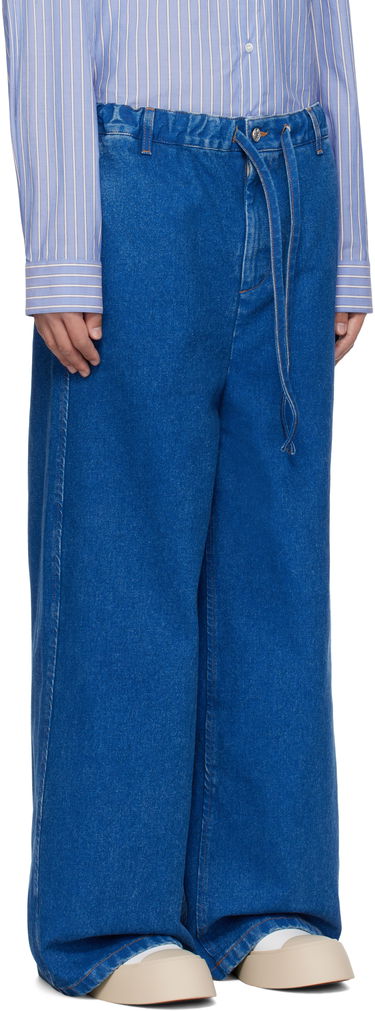 Kavbojke Marni Marni Drawstring Jeans Modra | PUJU0104A0 USCU83, 1