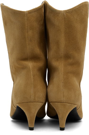 Nega čevljev BY FAR BY FAR Osage Suede Kitten Heel Boots Bež | MWFBO067SU002BR046PL, 1