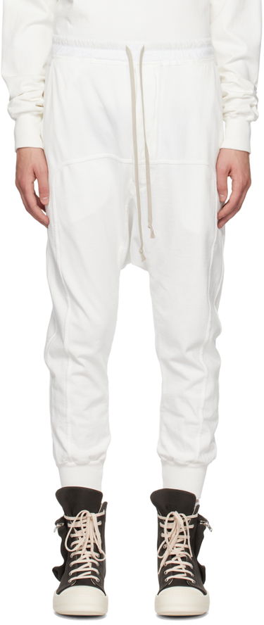 Trenirka Rick Owens DRKSHDW  Drawstring Bela | DU01C6395 RIG, 0