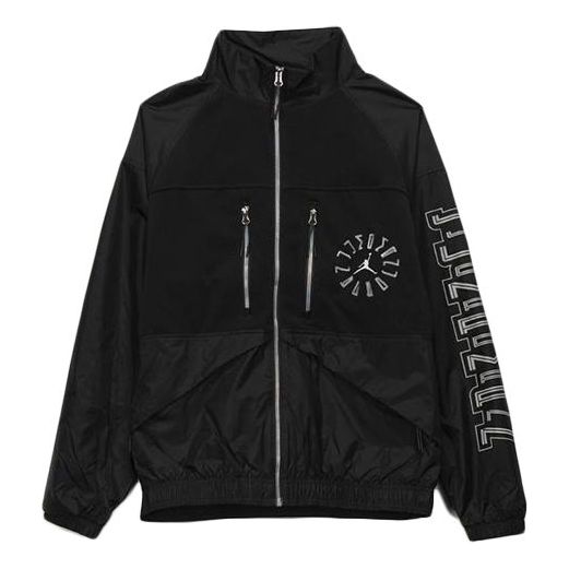 Vetrovka Jordan Jordan Printing Casual Training Lightweight Jacket Črna | DD0388-010