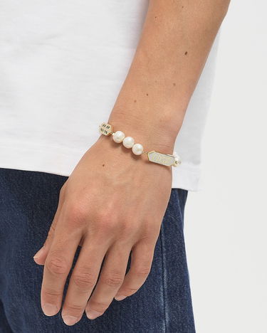 Zapestnica Casablanca Laurel Pearl Gold-Plated Bracelet Bela | APF25-JW-091-01, 1