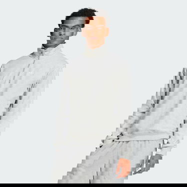 Pulover adidas Performance Essentials Waffle 1/2 Zip Sweatshirt Siva | JD2447, 0