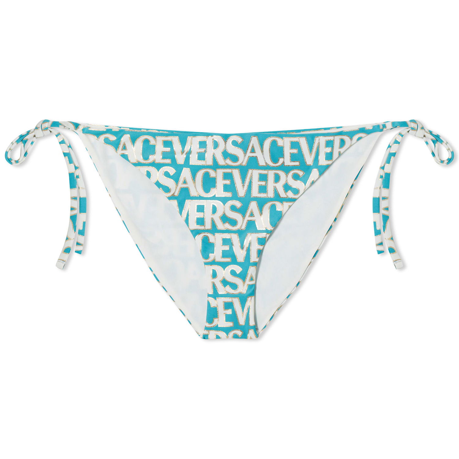 Kopalke Versace All Over Logo Triangle Bikini Bottom Večbarvna | 1001407-1A08162-5V550, 0