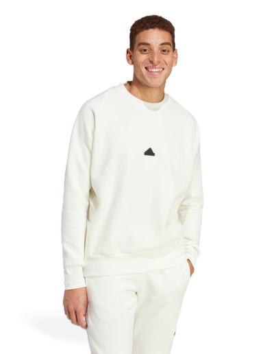 Pleteni pulover adidas Performance Sportswear Z.N.E. Premium Crewneck Bela | IN1845