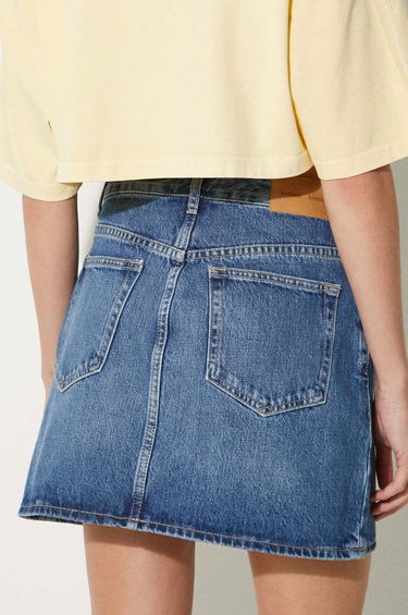 Krila Samsoe Samsoe Samsoe Samsoe SASHELLY Mini Denim Skirt Modra | F24200020, 2