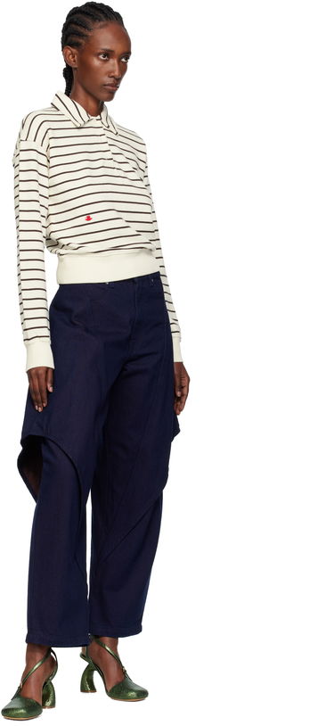 Polo majica JW Anderson JW Anderson Striped Polo Večbarvna | JW0243-PG1857, 3