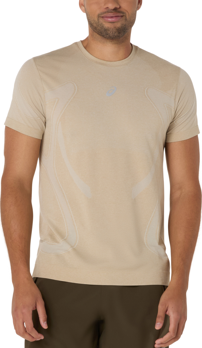 Majica Asics Asics Road Seamless Short Sleeve T-Shirt Bež | 2011d355-100