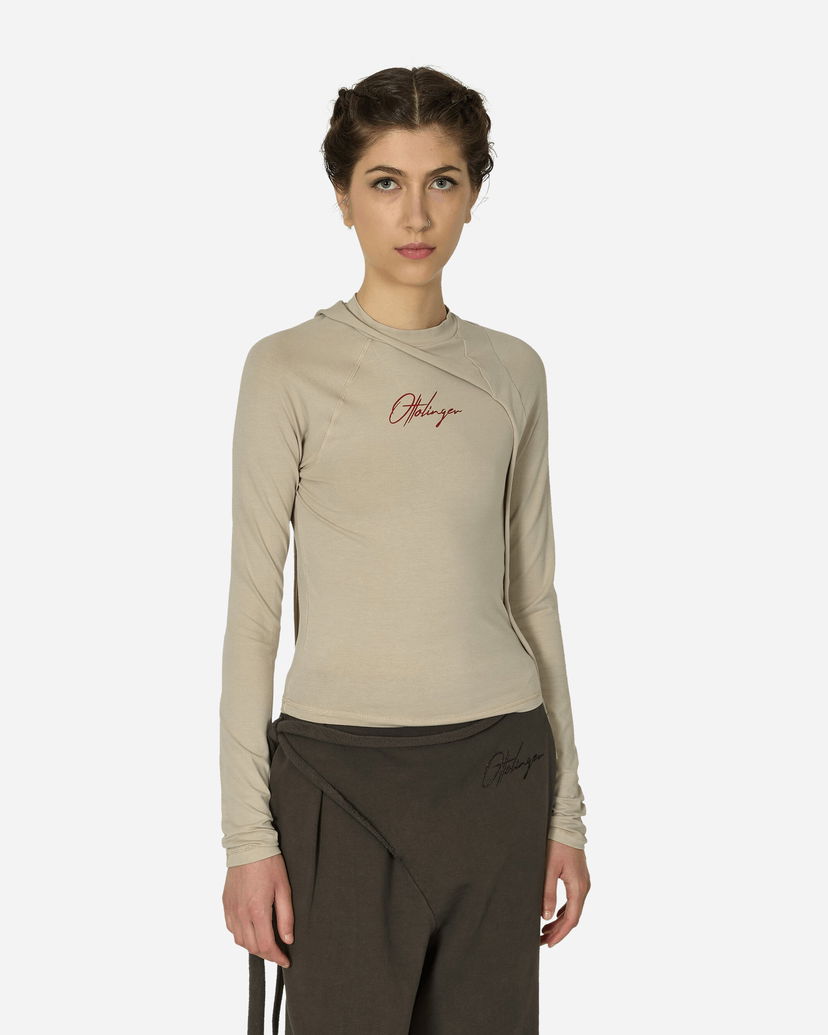 Majica Ottolinger Ottolinger Deconstructed Fitted Longsleeve Top Bež | 1150105121 BEI