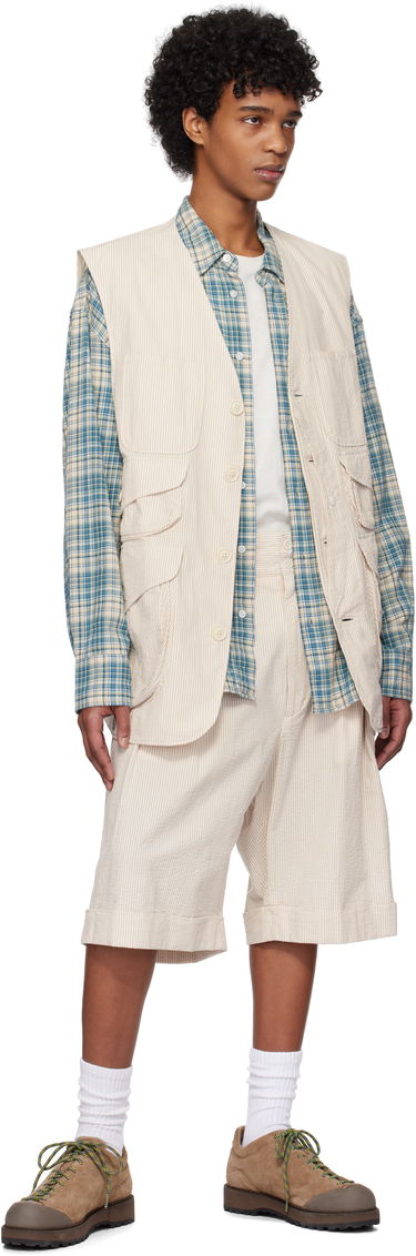 Telovnik Engineered Garments Engineered Garments Hunting Vest Bež | 25S1D079, 3