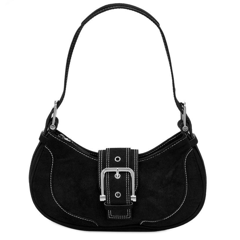 Torbica OSOI Denim Hobo Bag with Buckle Črna | 22FB050-02-01