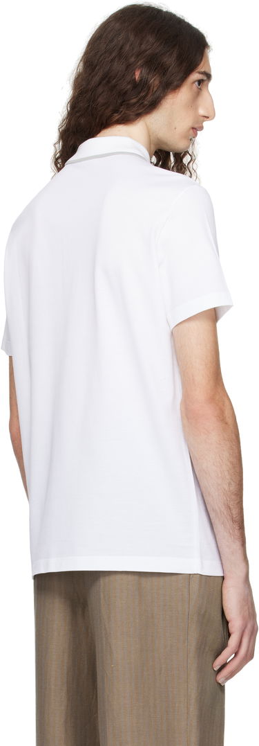 Polo majica Versace Versace Embroidered Polo Bela | 1013906_1A14975, 2