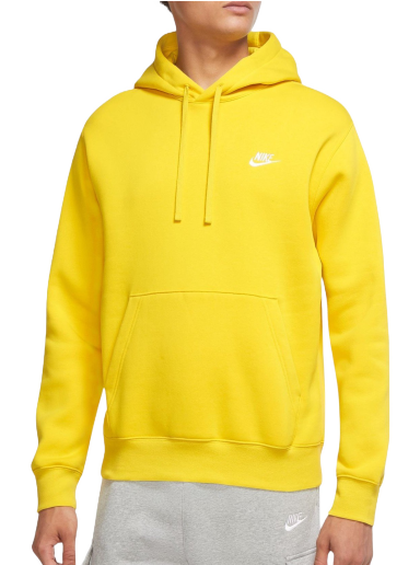 Pulover Nike NSW CLUB HOODIE PO BB Rumena | bv2654-718