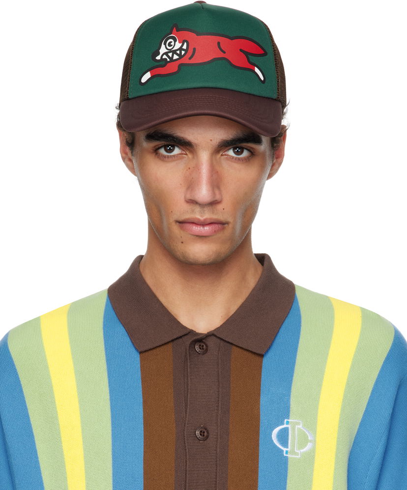 Kapa BBC IceCream ICECREAM Running Dog Trucker Cap Rjava | IC25157