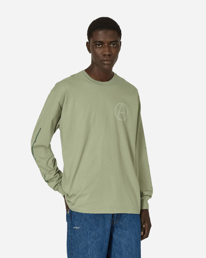 Majica Neighborhood LS-1 Longsleeve T-Shirt Sage Green Zelena | 241PCNH-LT13 SG