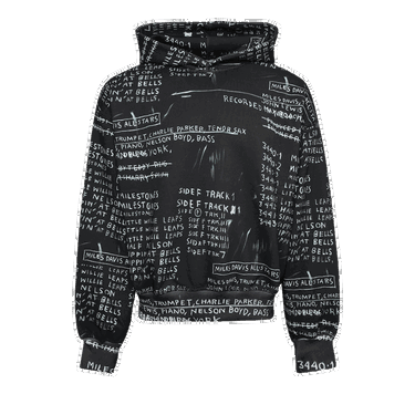 Pulover MISBHV Basquiat Edition Discography II Hoodie Črna | 122U225B, 0