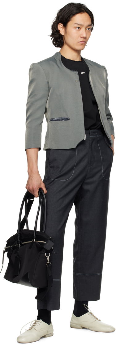 Hlače ADER ERROR ADER error Product. 81 Pinstripe Cropped Trousers Siva | BO01SSSA0204GR, 3